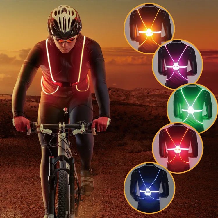 Hexagrip Gilet LED Réfléchissant de Sport