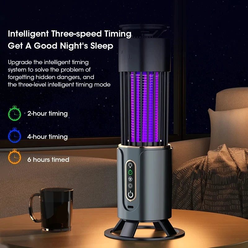 Lampe Camping Anti-Moustiques avec Technologie UV | Lanterne Élégante et Pratique pour des Soirées Confortables en Plein Air 1