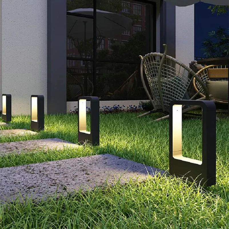 Lampe D'Extérieur en Aluminium Minimaliste | Éclairage Durable et Élégant pour vos Espaces Extérieurs 4