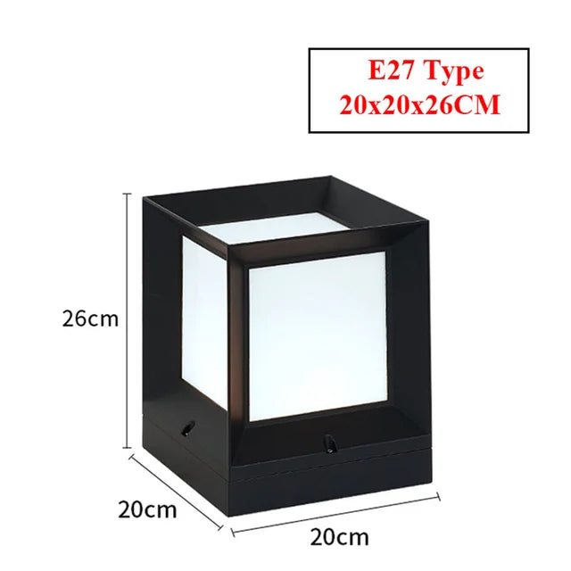 Lampe D'Extérieur en Aluminium Noir | Éclairage LED Moderne pour Ambiance Sécurisée et Élégante 7