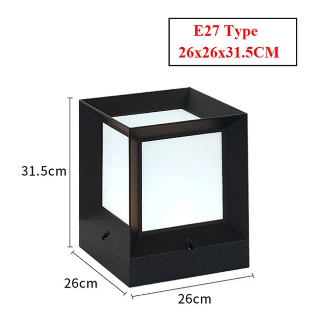 Lampe D'Extérieur en Aluminium Noir | Éclairage LED Moderne pour Ambiance Sécurisée et Élégante 8