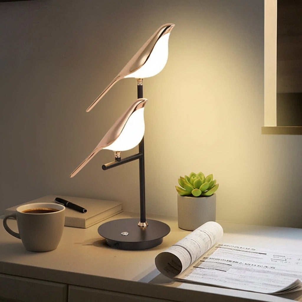 Lampe De Table Élégante Design Oiseau 1