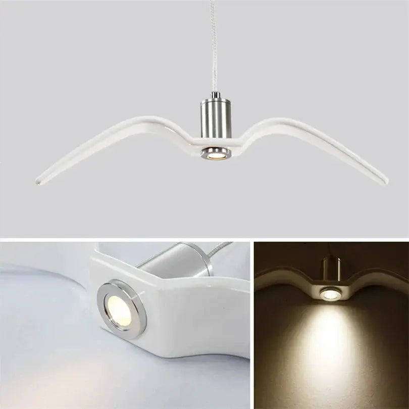 Lampe Design Élégante : Éclat Naturel en Lumière – Forme Aviaire 6