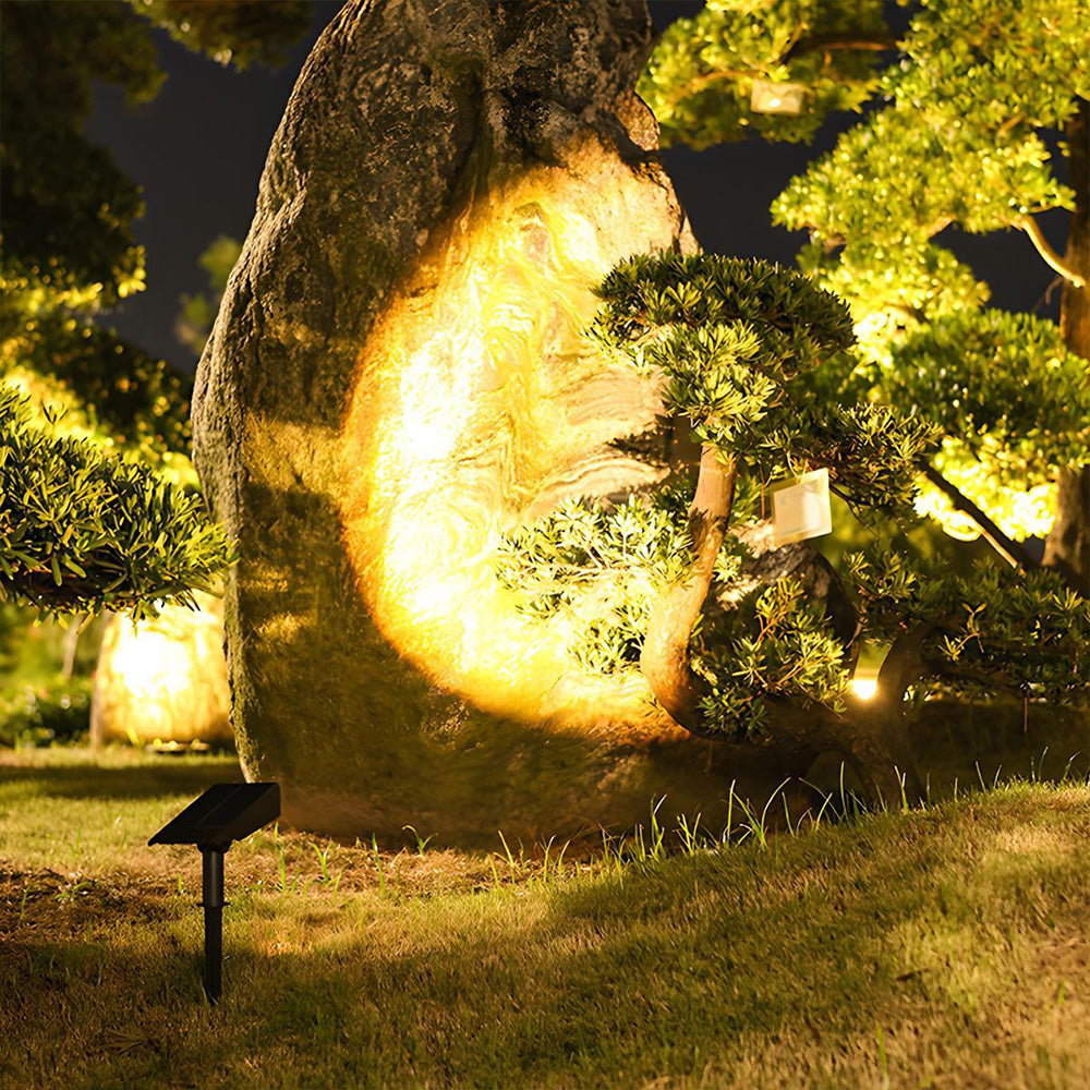 Lampe Solaire Extérieur en ABS avec Fonction Zoom Réglable | Éclairage Élégant et Durable pour un Jardin Raffiné 2