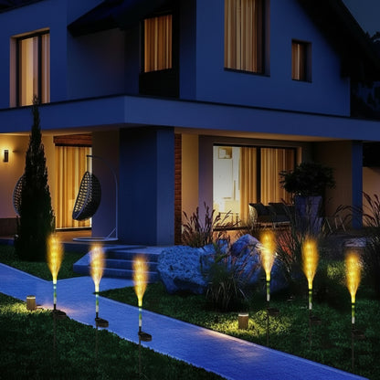 Lampe Solaire Extérieur en Osier Élégant | Éclairage Durable et Chic pour Ambiance Accueillante 4