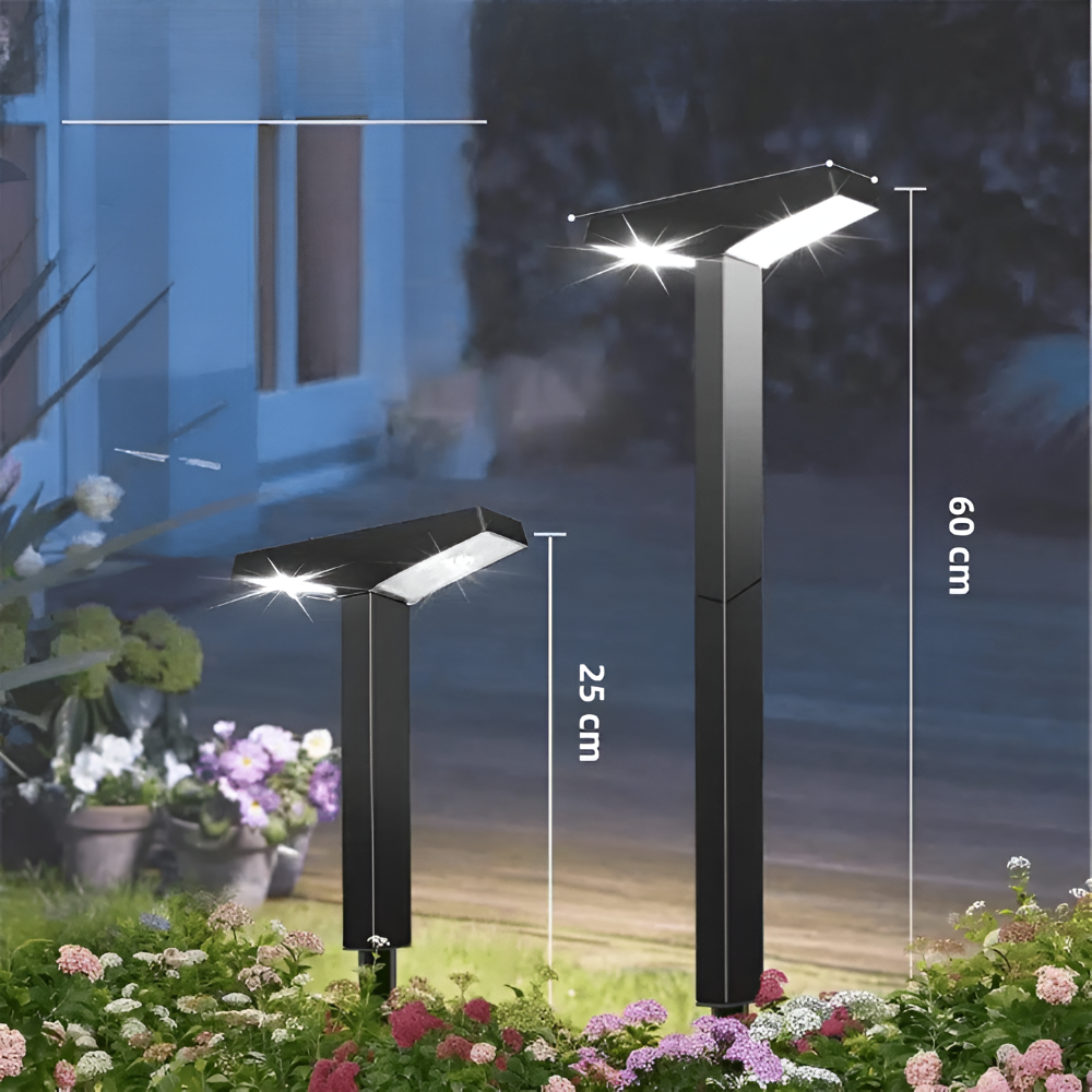 Lampe Solaire Extérieur en Plastique Durable | Éclairage Écologique pour Ambiance Jardin Élégante 3