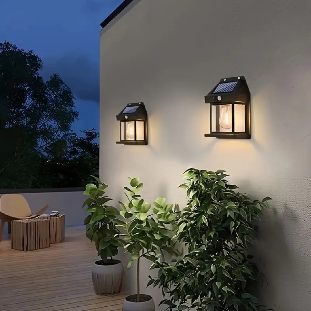 Lampe Solaire Extérieure avec Détecteur de Mouvement | Éclairage Scandinave Élégant pour un Jardin Sécurisé 3