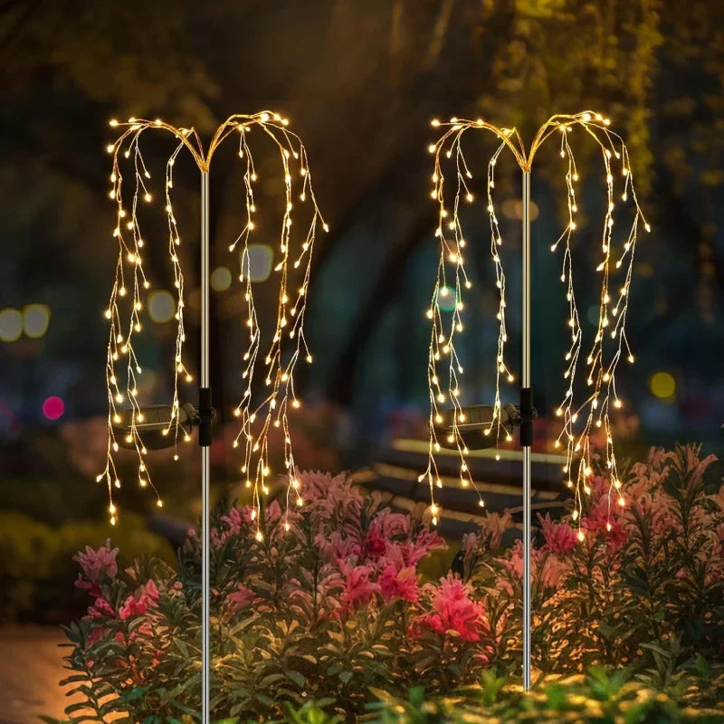 Lampe Solaire Jardin en Aluminium | Éclairage Extérieur Solaire Élégant pour une Ambiance Chaleureuse et Durable 4