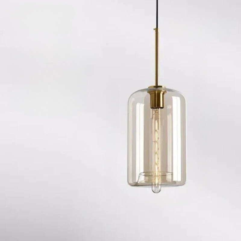Lampe à Suspension : Élégance Naturelle en Lumière – Verre Raffiné 12