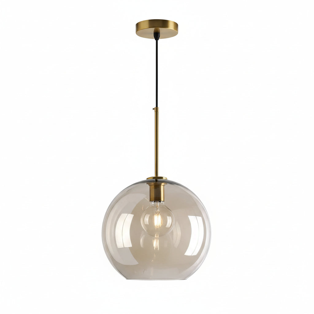 Lampe à Suspension : Élégance Naturelle en Lumière – Verre Raffiné 3