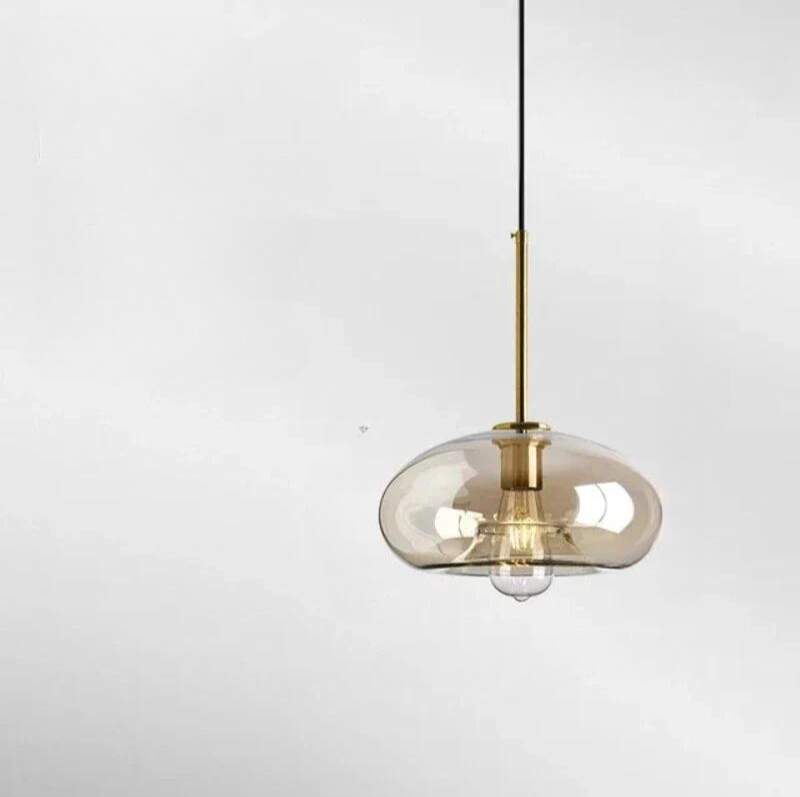 Lampe à Suspension : Élégance Naturelle en Lumière – Verre Raffiné 9