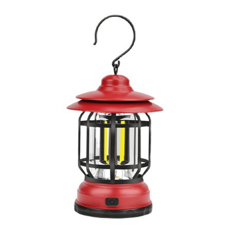 Lampe de Camping Rétro en Métal | Éclairage Chaleureux et Pratique pour vos Aventures Extérieures 0
