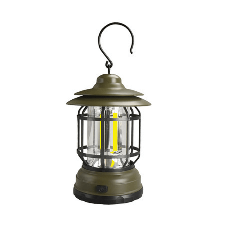 Lampe de Camping Rétro en Métal | Éclairage Chaleureux et Pratique pour vos Aventures Extérieures 12