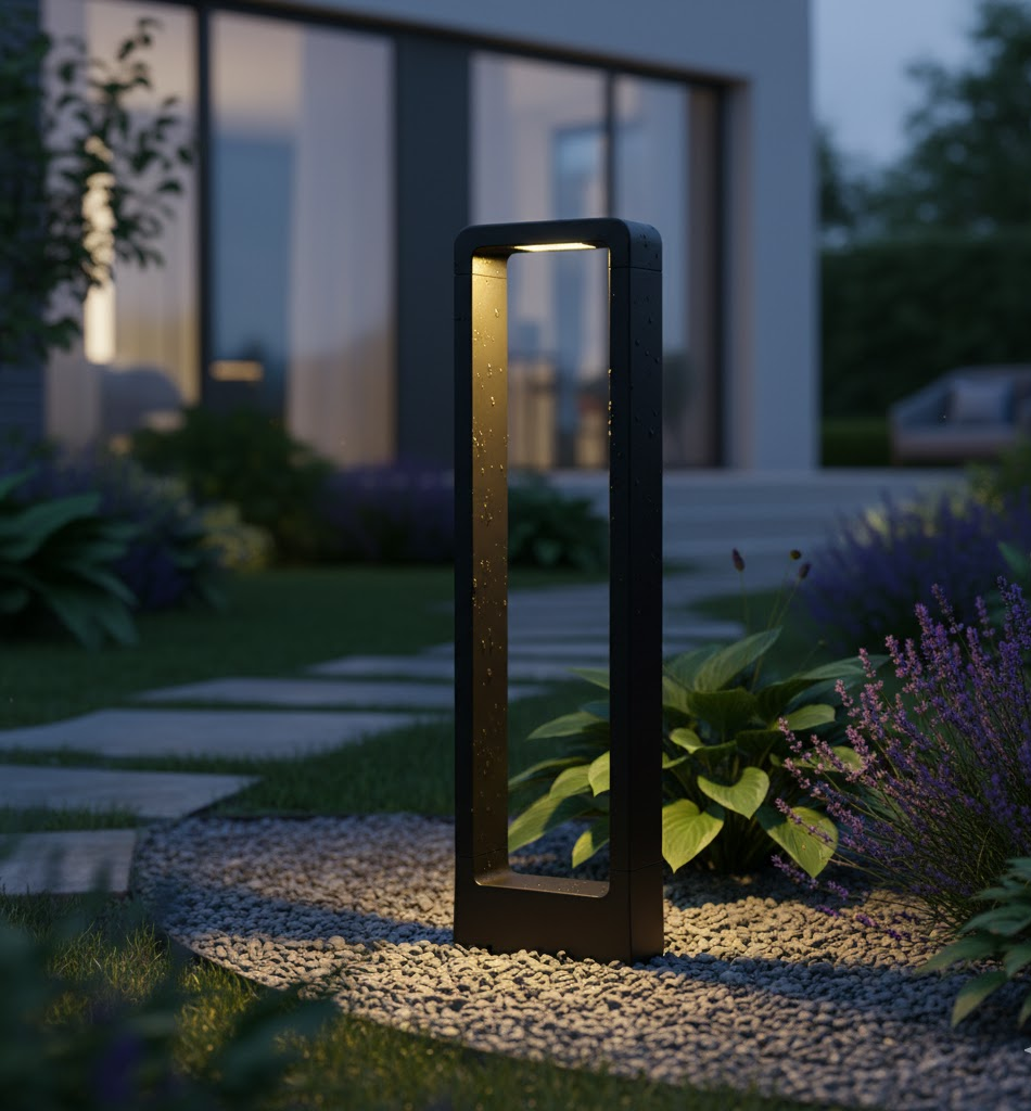 Lampe de Jardin en Acier Inoxydable | Éclairage LED Étanche pour Ambiance Élégante Extérieure 10