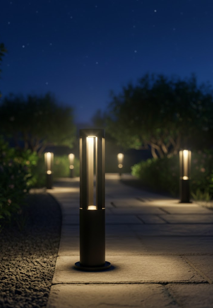 Lampe de Jardin en Acier Inoxydable | Éclairage LED Étanche pour Ambiance Élégante Extérieure 13