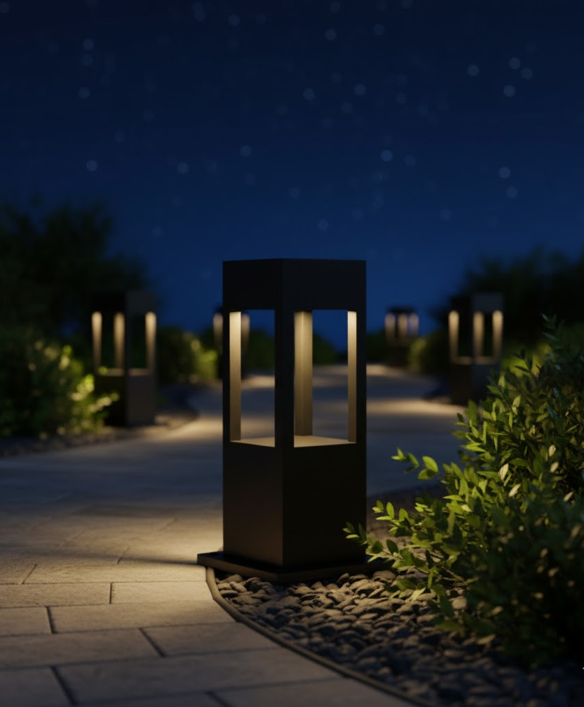 Lampe de Jardin en Acier Inoxydable | Éclairage LED Étanche pour Ambiance Élégante Extérieure 14