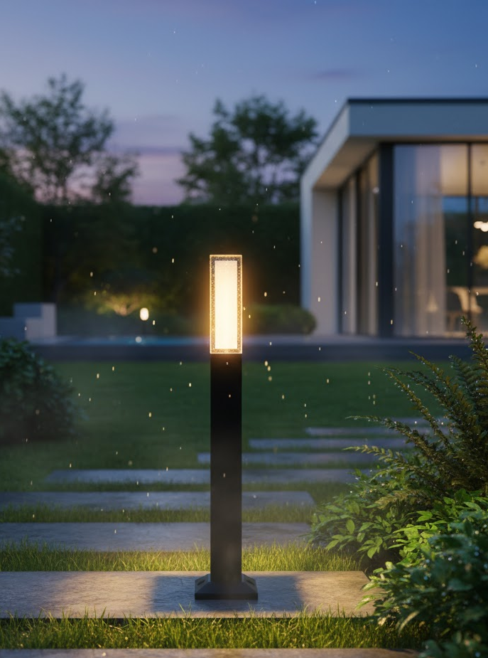 Lampe de Jardin en Acier Inoxydable | Éclairage LED Étanche pour Ambiance Élégante Extérieure 20