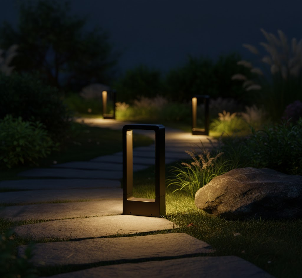 Lampe de Jardin en Acier Inoxydable | Éclairage LED Étanche pour Ambiance Élégante Extérieure 8