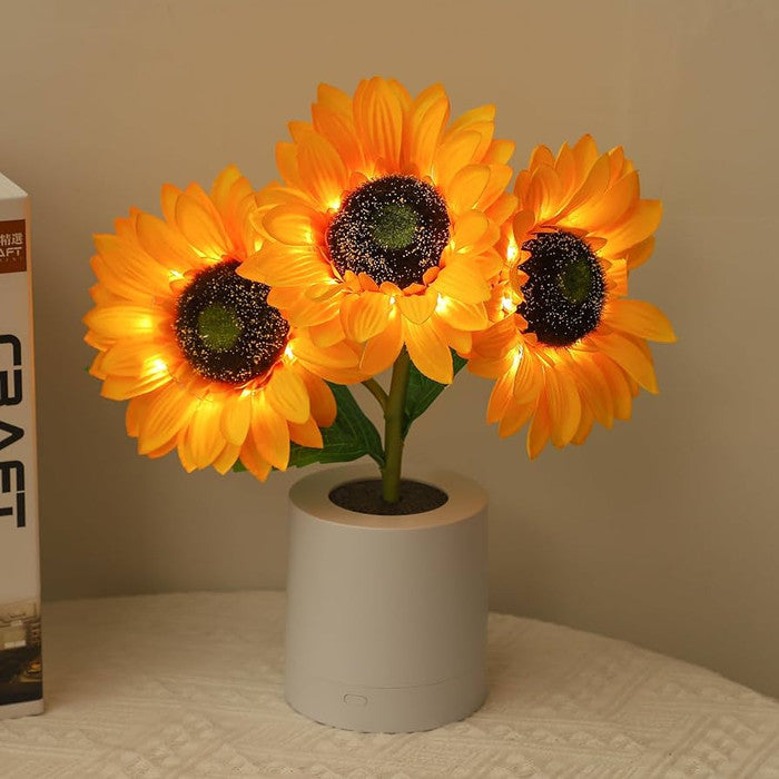 Lampe de Table Élégante Tournesol – Design Naturel et Moderne 0