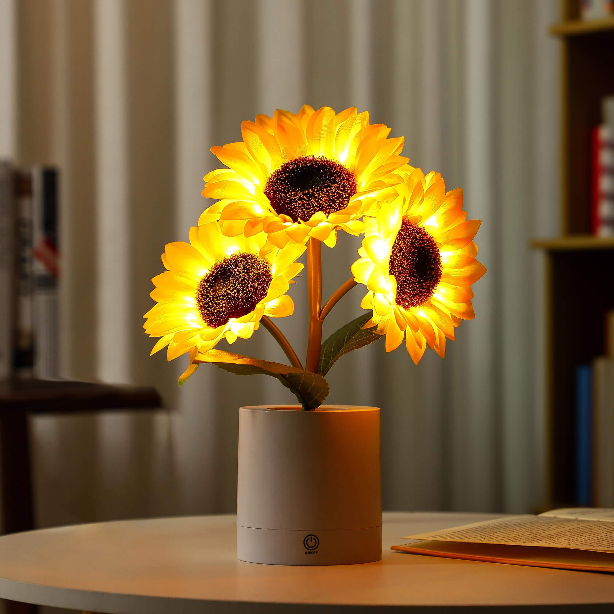 Lampe de Table Élégante Tournesol – Design Naturel et Moderne 3