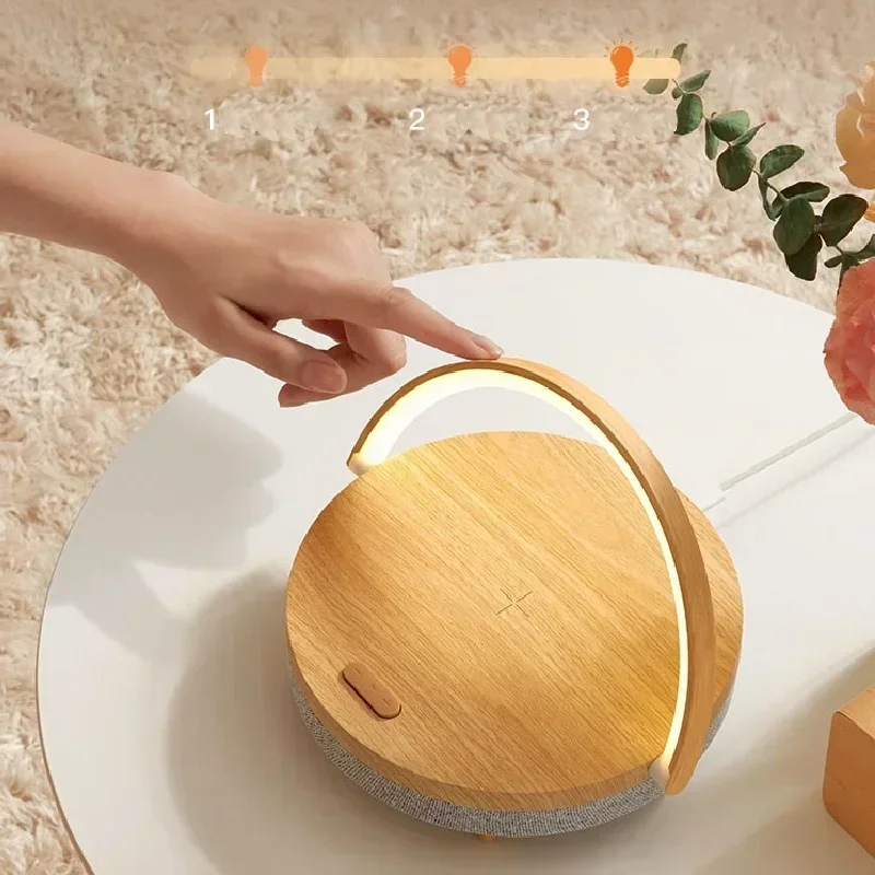 Lampe de Table Élégante avec Chargeur et Son Premium 1