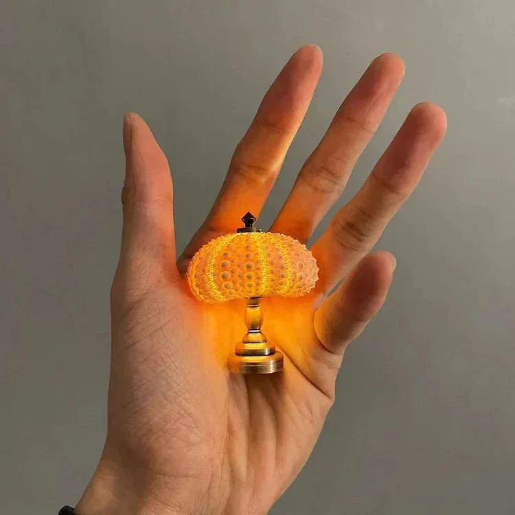 Lampe de Table Élégante en Coquille d'Oursin – Design Unique 2
