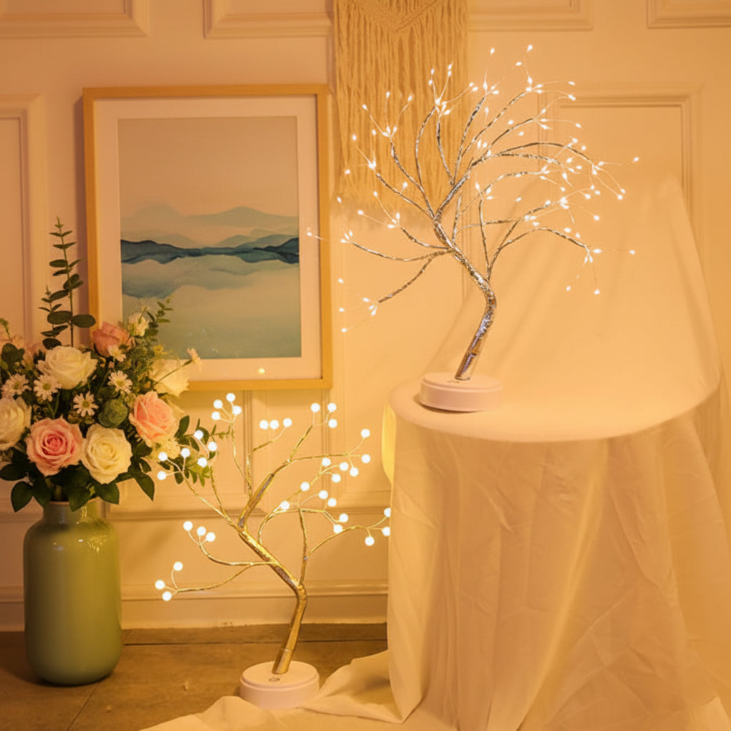 Lampe de Table Élégante en LED - Design Arbre Moderne 1