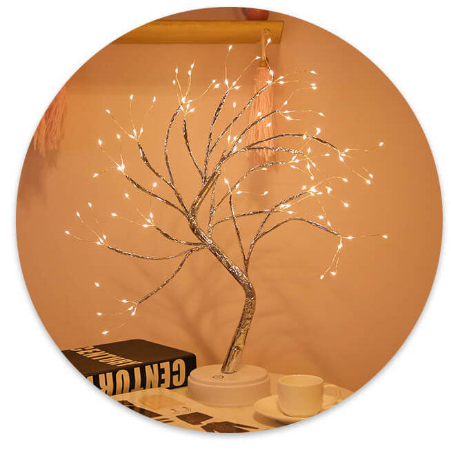 Lampe de Table Élégante en LED - Design Arbre Moderne 7