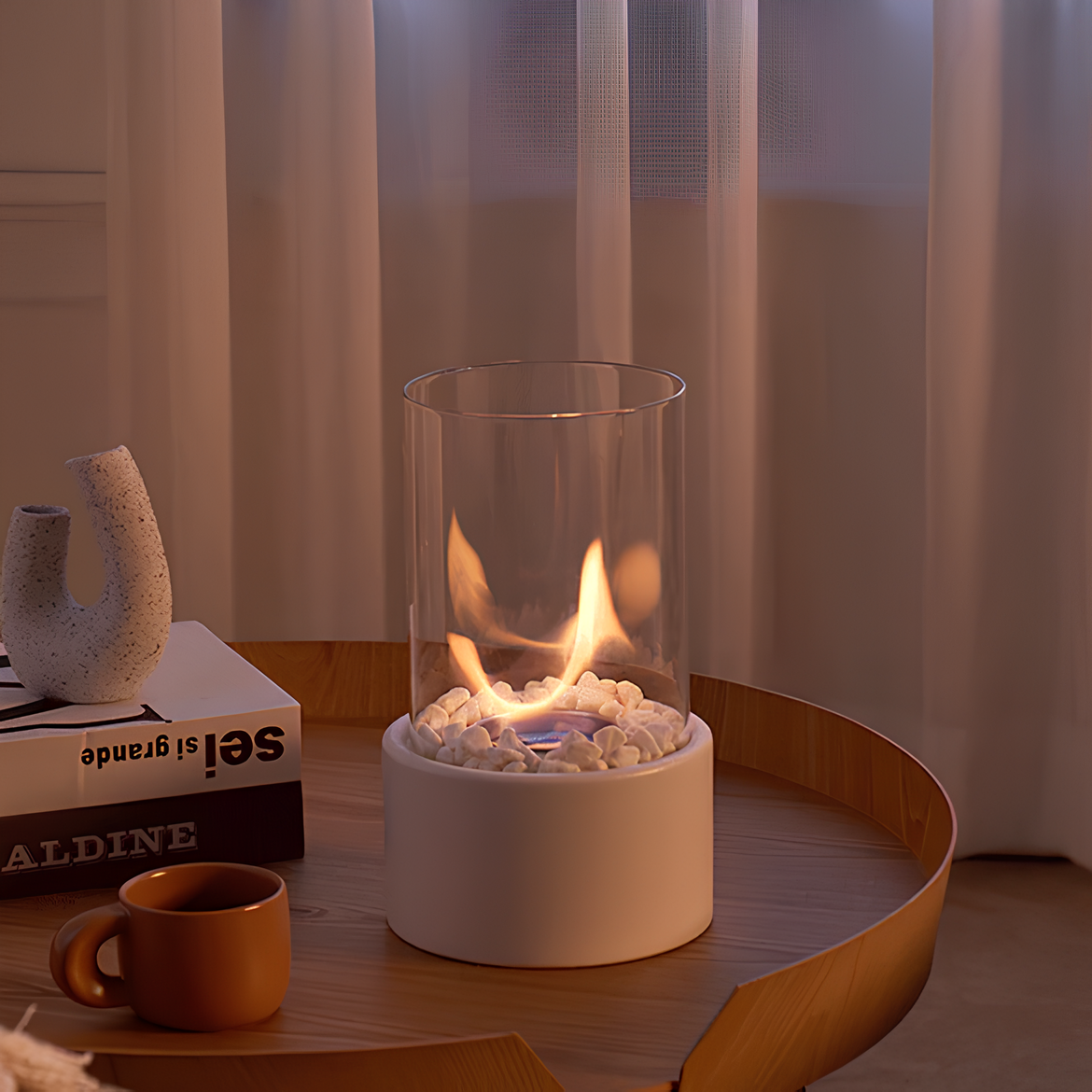 Lampe de Table Élégante en Verre – Ambiance Chaleureuse 4