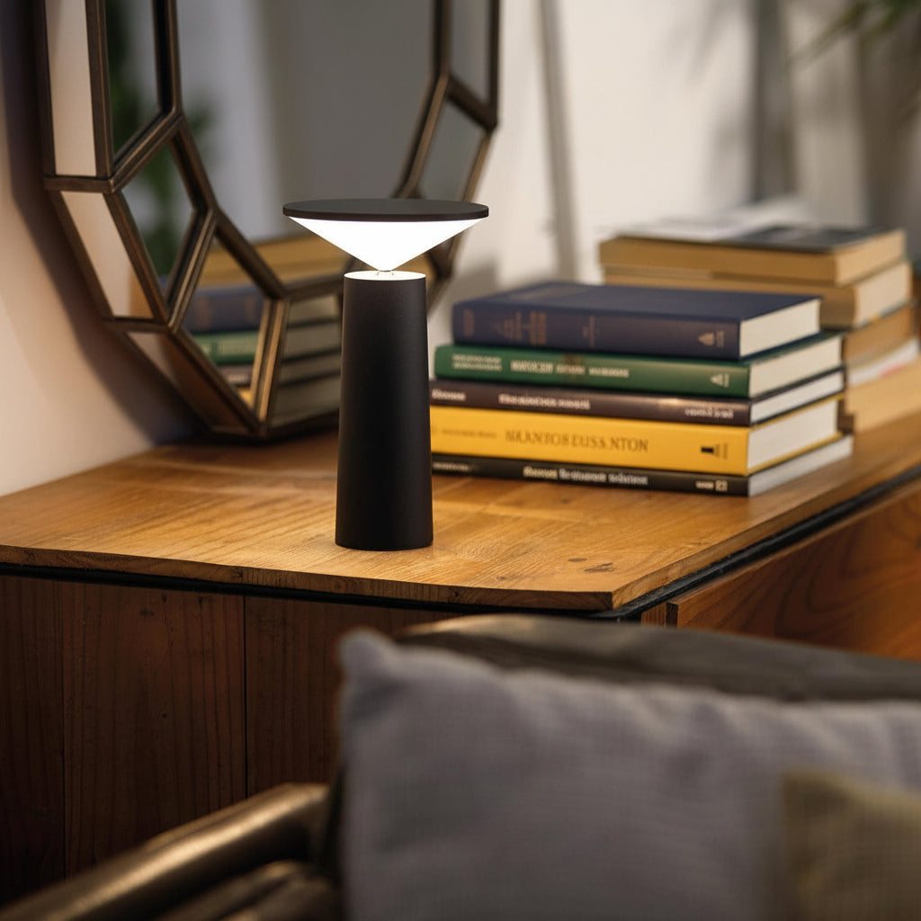 Lampe de Table Rechargeable : Élégance Naturelle en Lumière – Design Moderne 0