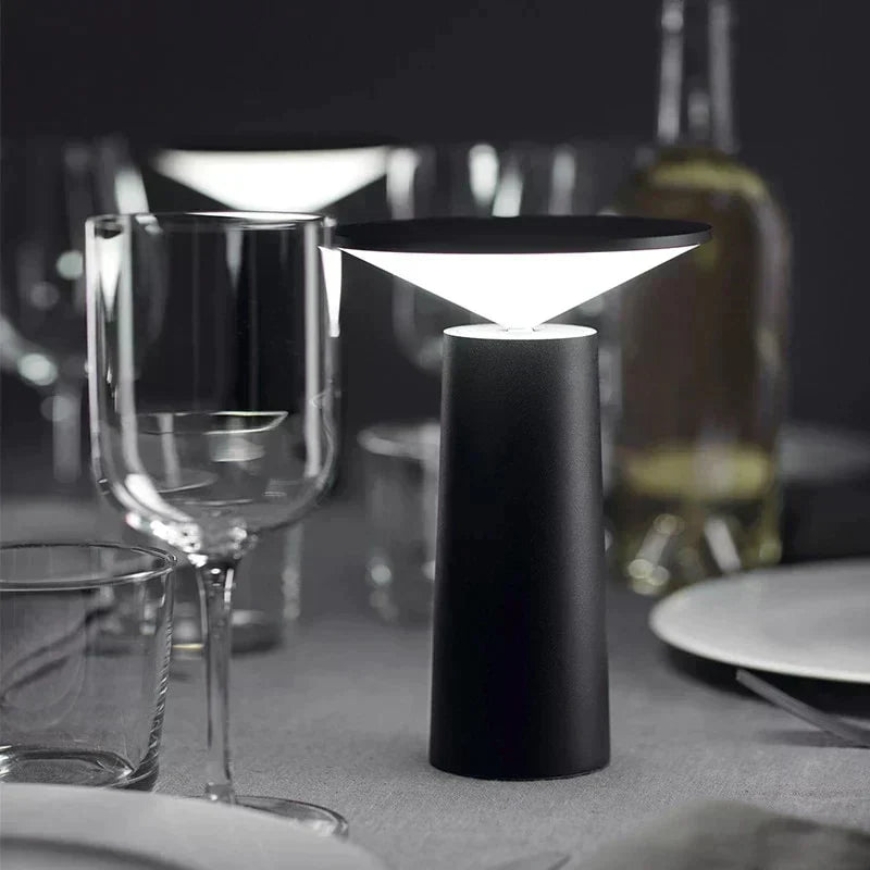 Lampe de Table Rechargeable : Élégance Naturelle en Lumière – Design Moderne 2
