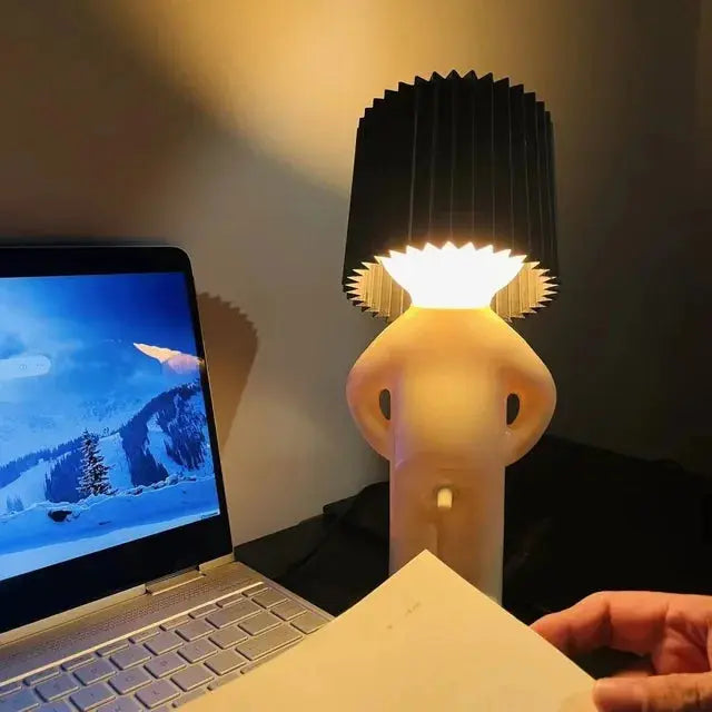 Lampe de Table Sans Fil : Élégance Naturelle en Lumière – Design Fantaisiste 0