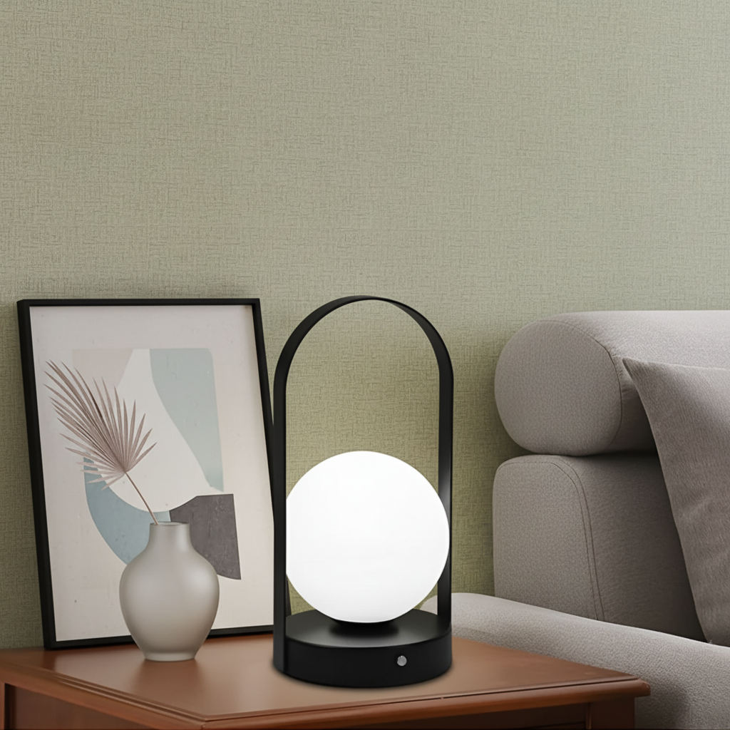 Lampe de Table Sans Fil : Élégance Naturelle en Lumière – Design Moderne 0