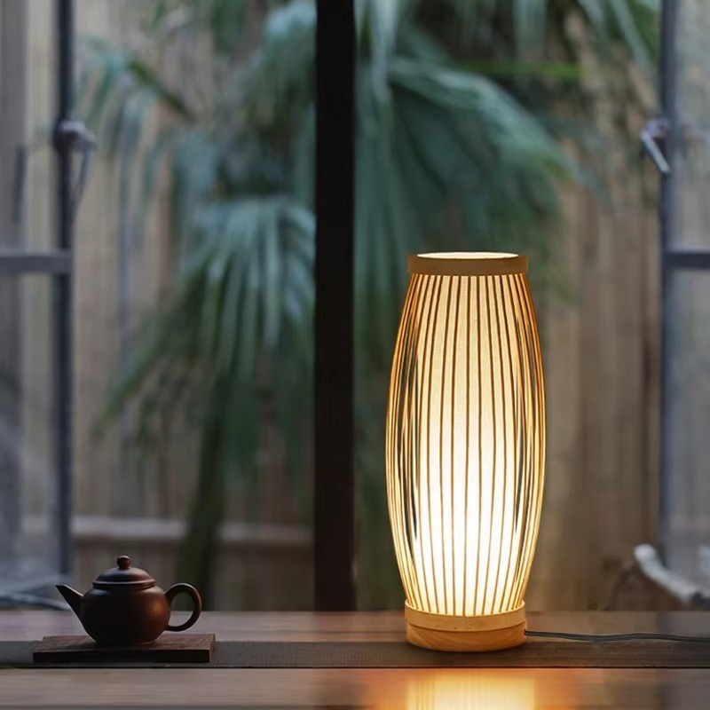 Lampe de Table Zen en Bambou – Élégance Naturelle 4