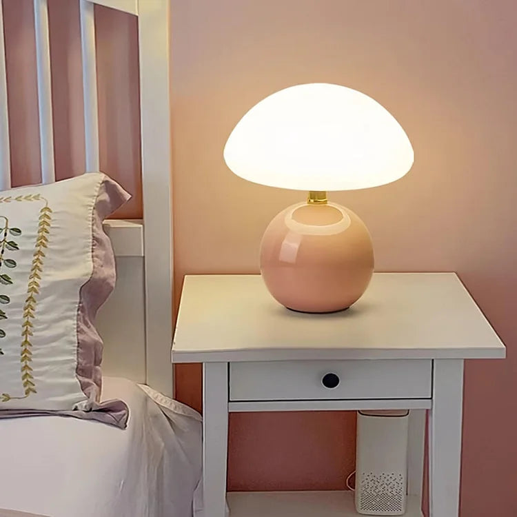 Lampe de Table : Élégance Naturelle en Lumière – Design Céramique Chic 3