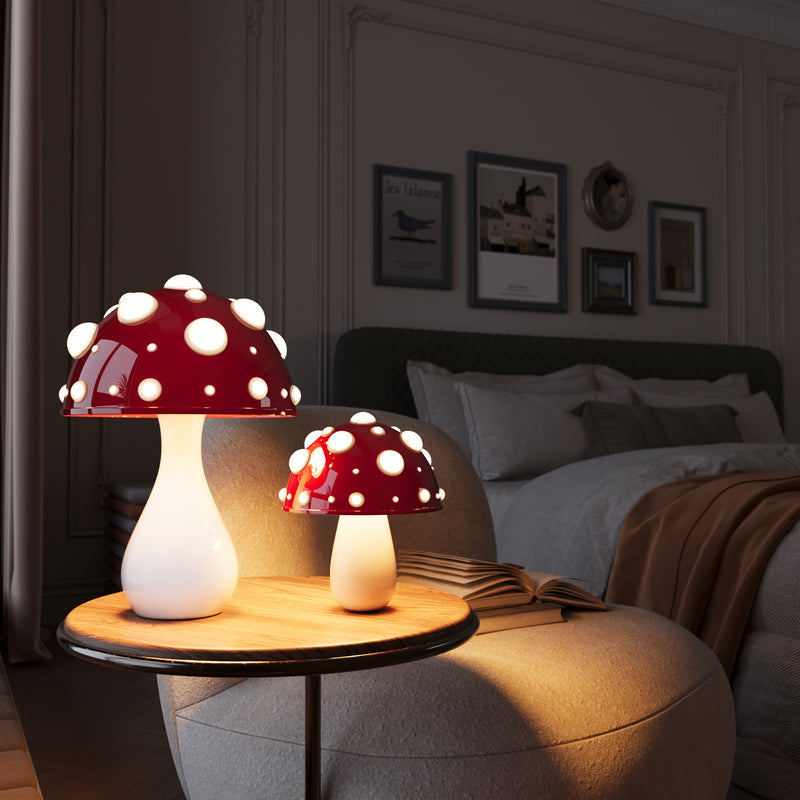 Lampe de Table : Élégance Naturelle en Lumière – Design Champignon 0