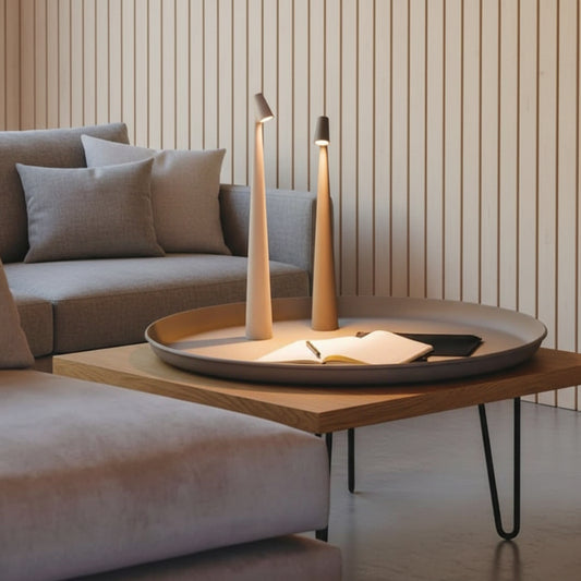 Lampe de Table : Élégance Naturelle en Lumière – Design Minimaliste 2