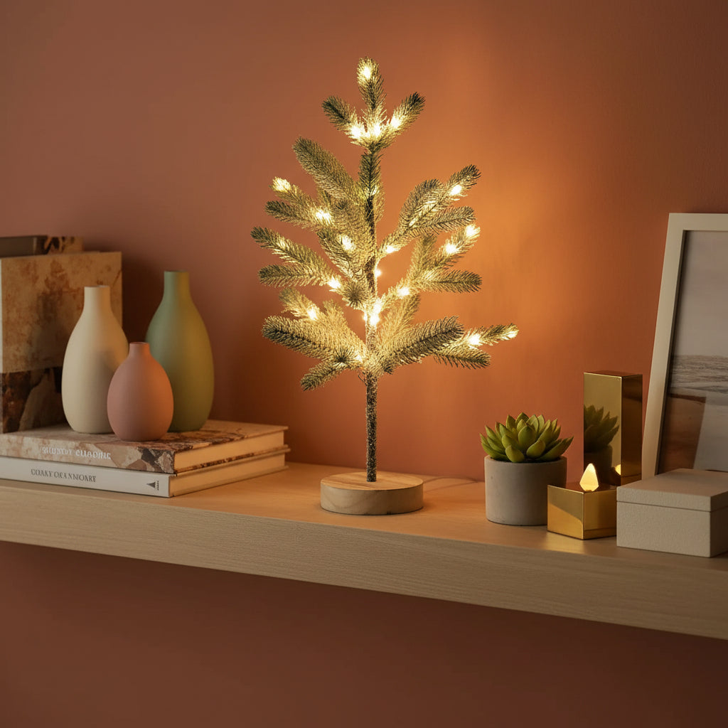 Lampe de Table : Élégance Naturelle en Lumière – Design en Pin 0