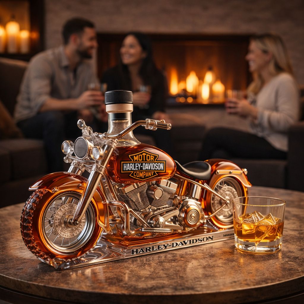 Carafe à Whisky Moto en Verre 350 ml