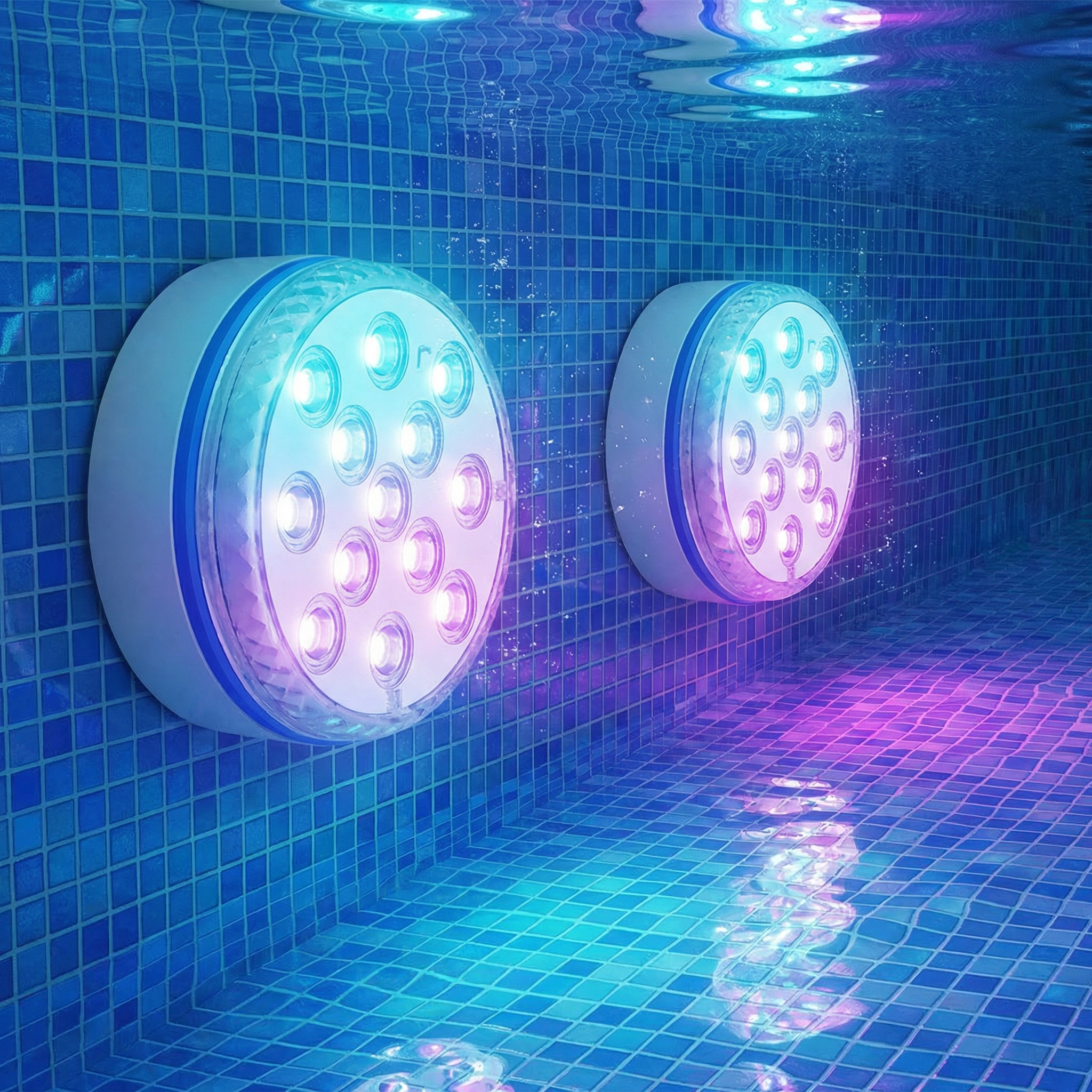 Lumière Piscine LED Submersible avec Télécommande | Éclairage RGB Élégant pour une Ambiance Luxueuse 2