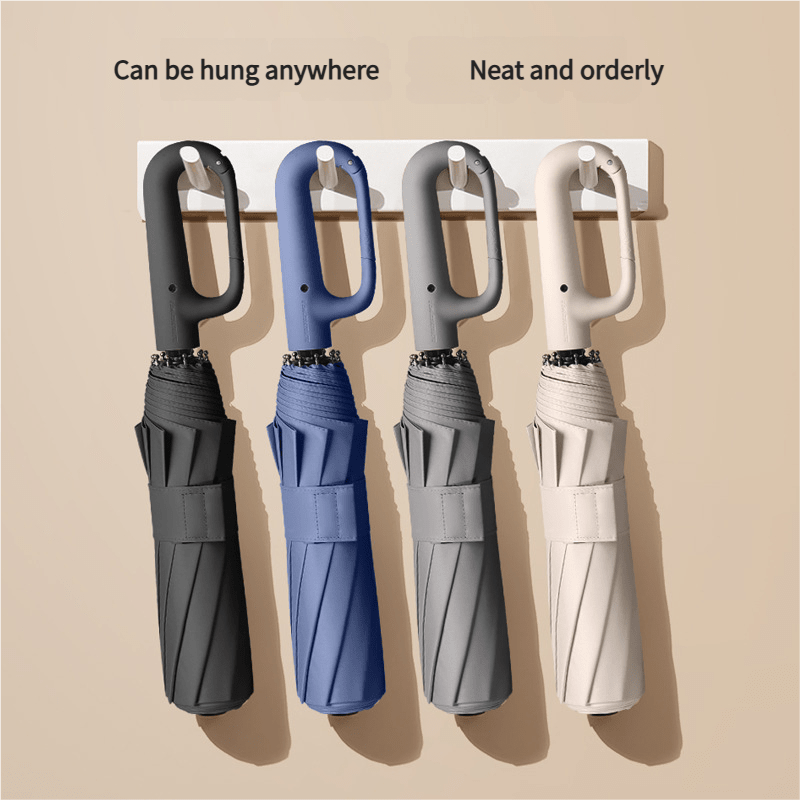 Compact Wind-Resistant Automatic Umbrella