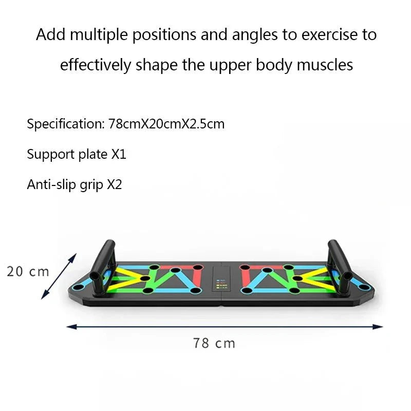 Toesilk Planche de Pompes Pliable Multifonction