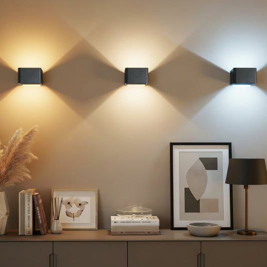 Maison Elmora | Applique Murale LED Sans Fil avec Détecteur de Mouvement | Éclairage Pratique et Élégant pour un Intérieur Confortable 5