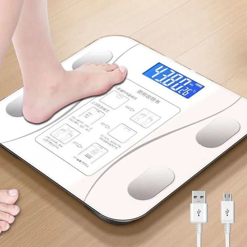Maison Elmora | Balance d'Analyse Corporelle Intelligente en Verre | Design Élégant pour Suivre Votre Santé avec Précision 7