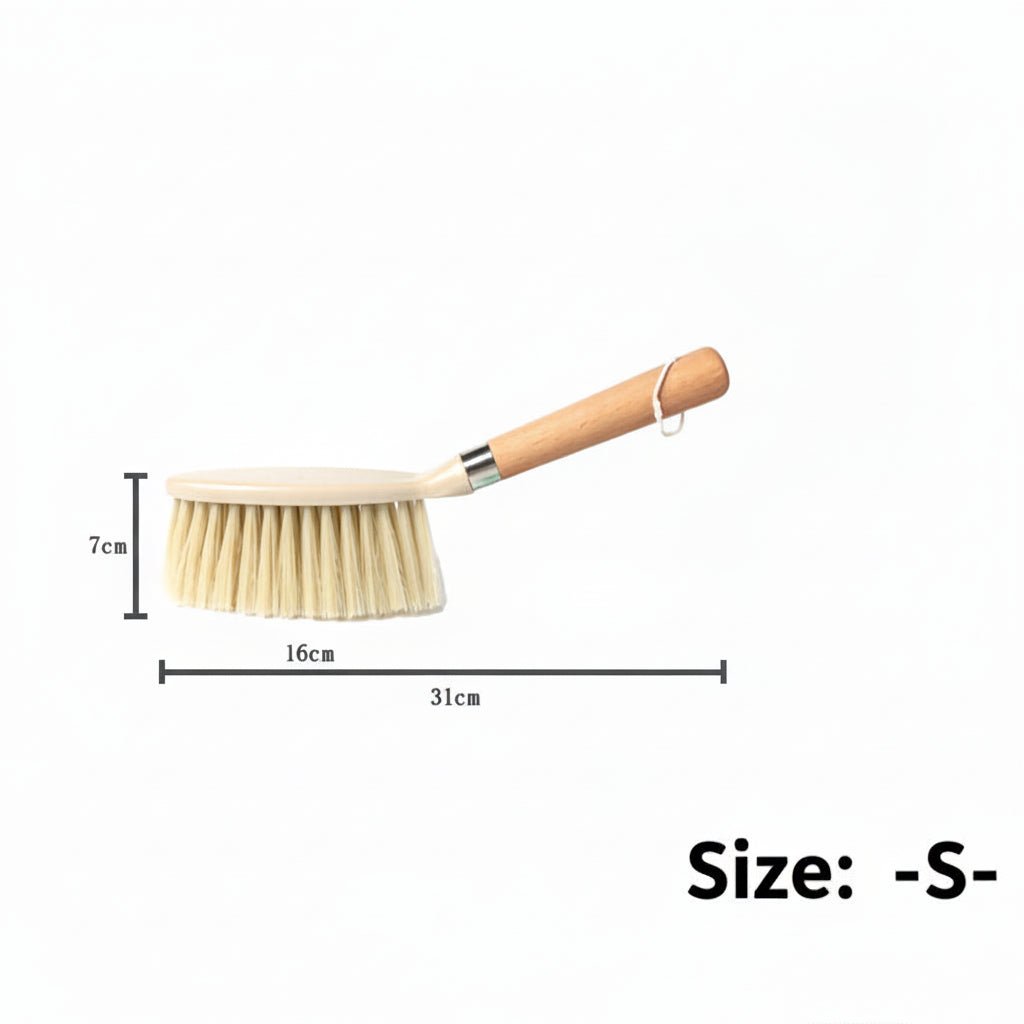 Maison Elmora | Brosse en Bois de Hêtre pour Lit avec Long Manche | Nettoyage Doux et Efficace pour Vos Surfaces Délicates 7