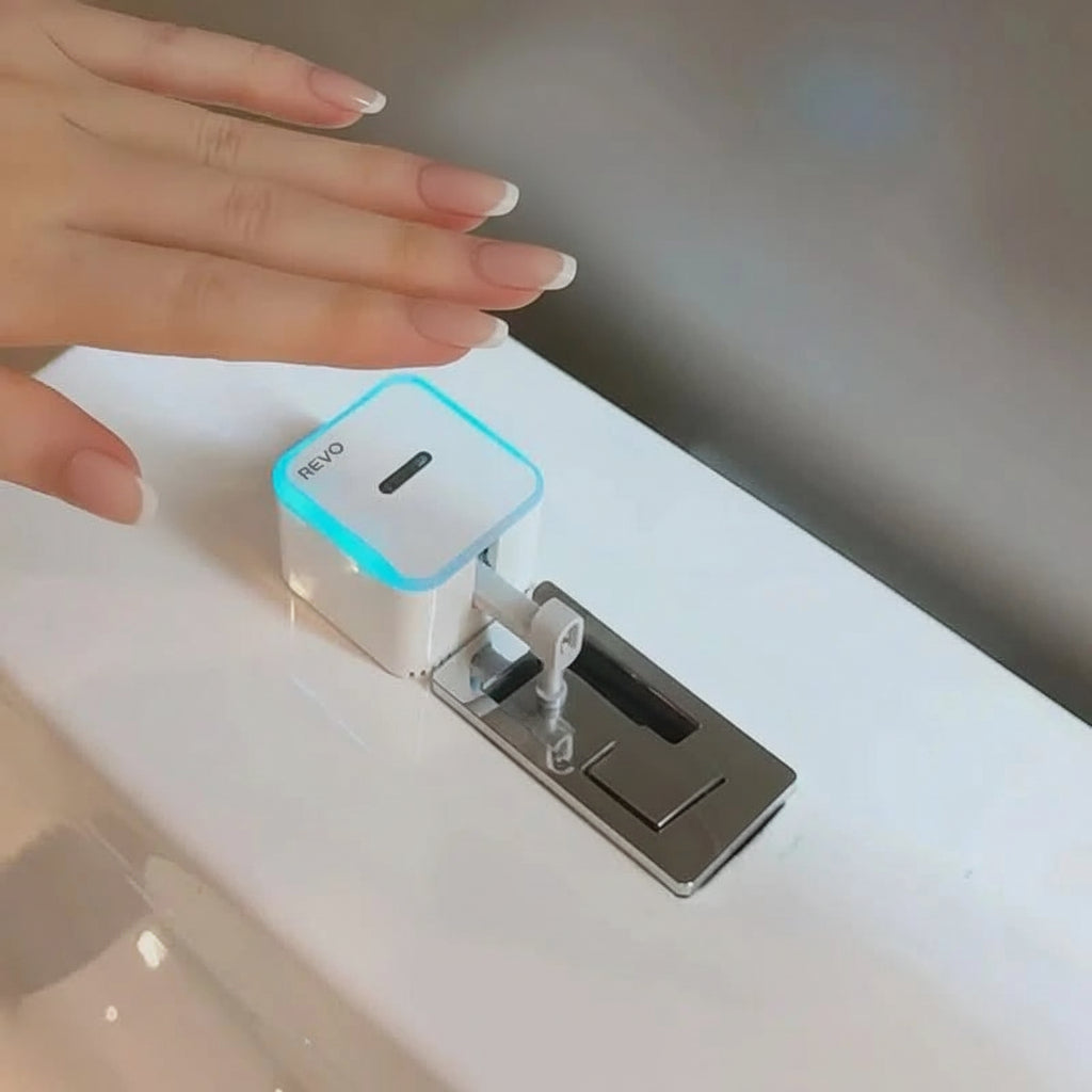 Maison Elmora | Capteur de Chasse d'Eau Sans Contact en Design Moderne | Solution Hygiénique et Écologique pour Salle de Bain 0