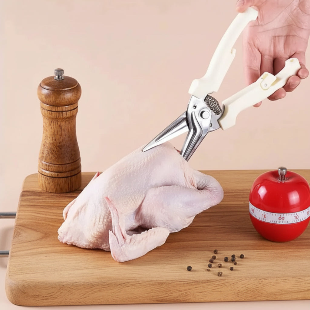 Maison Elmora | Ciseaux de Cuisine en Acier Inoxydable Amovibles | Design Élégant et Ergonomique pour une Préparation Culinaire Efficace 2