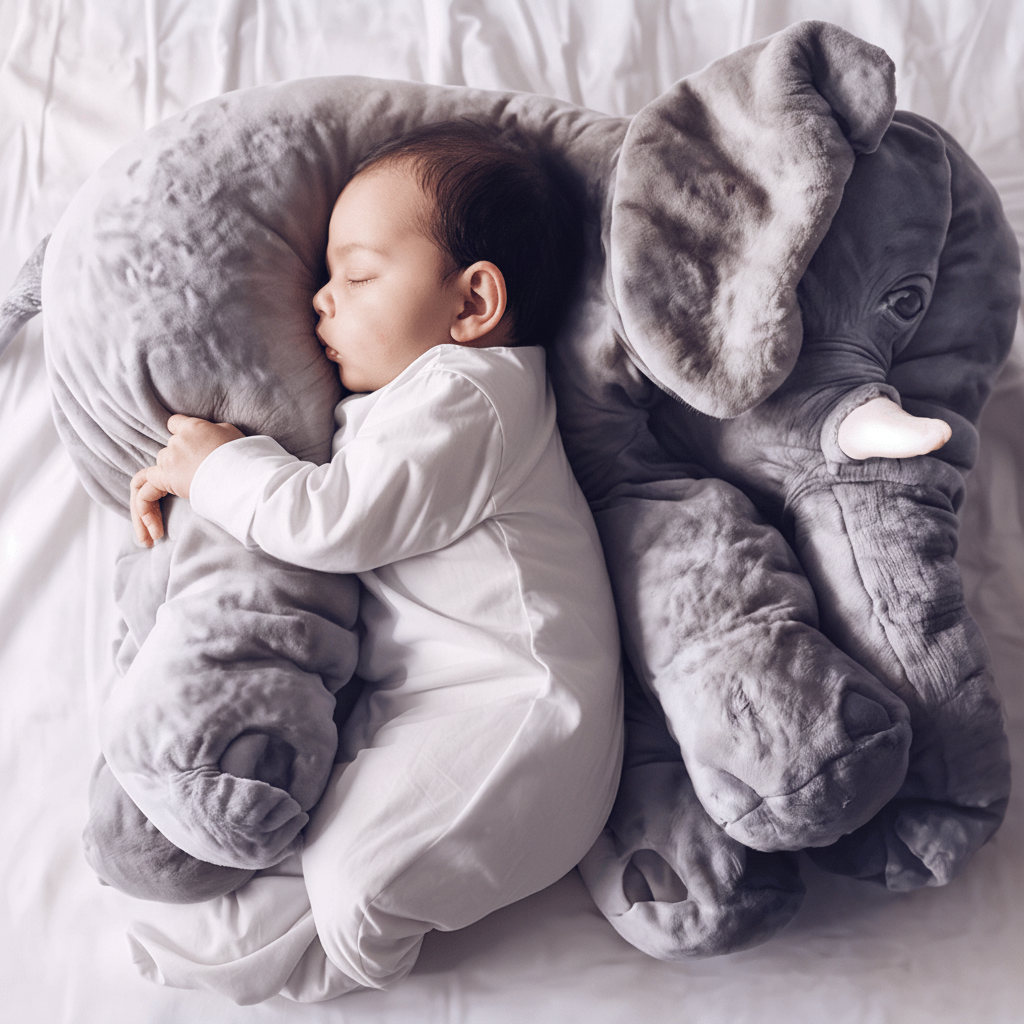 Maison Elmora | Coussin Câlin Élégant en Peluche Ultra-Douce | Compagnon Confortable pour le Bien-Être des Enfants 0