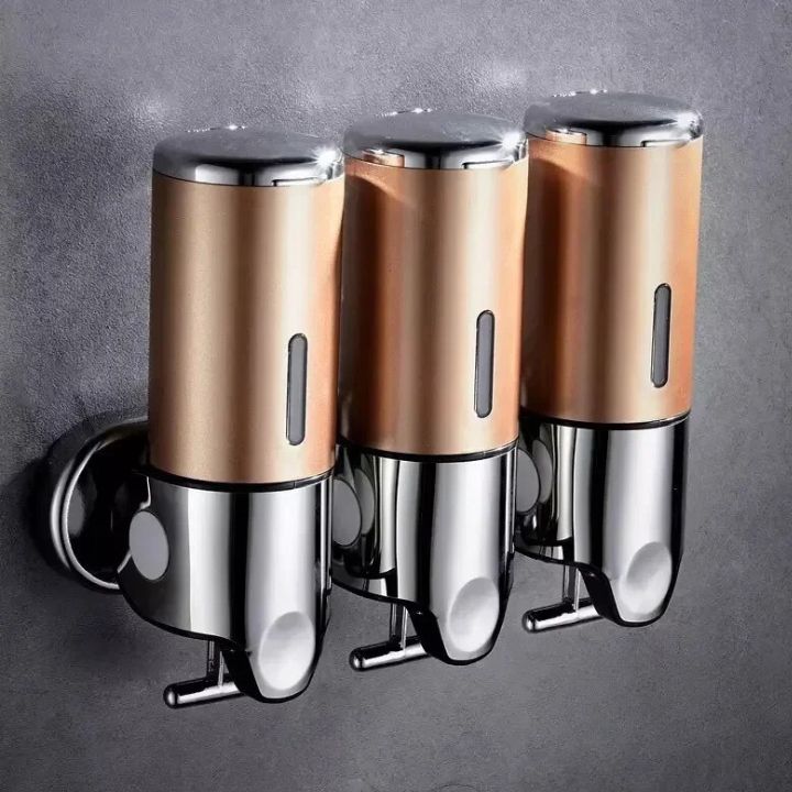 Maison Elmora | Distributeur Savon Mural en Acier Inoxydable | Design Élégant pour un Espace de Bain Organisé 15