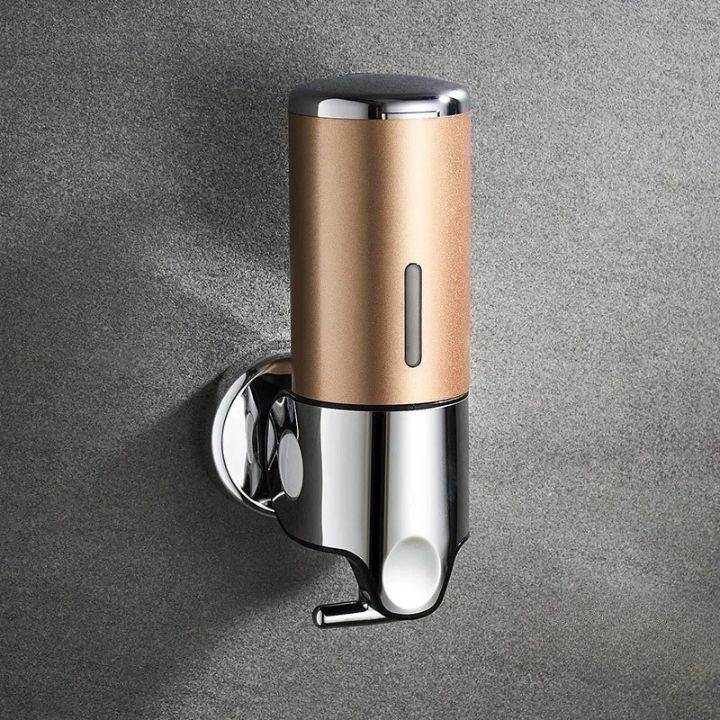 Maison Elmora | Distributeur Savon Mural en Acier Inoxydable | Design Élégant pour un Espace de Bain Organisé 16